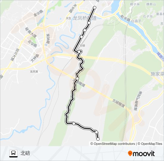 公交528路的线路图