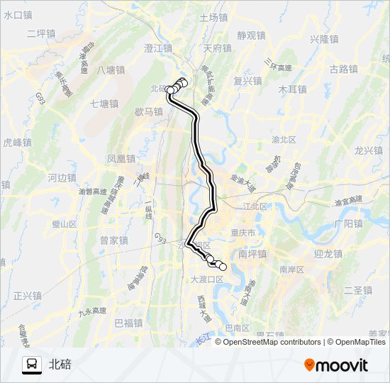 536路公交车路线图图片