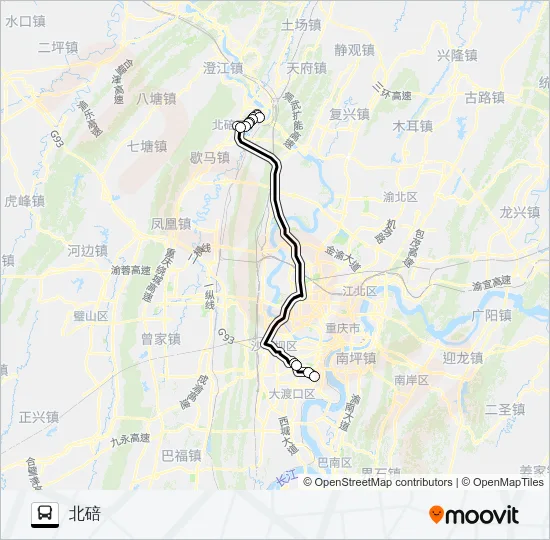 536路 Bus Line Map