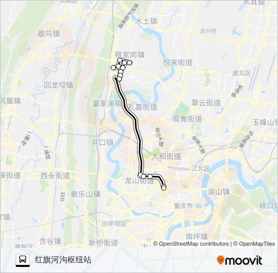 537路 Bus Line Map