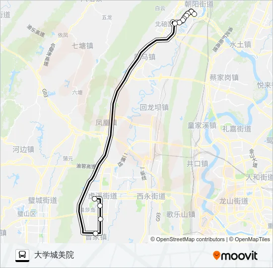 551路 Bus Line Map