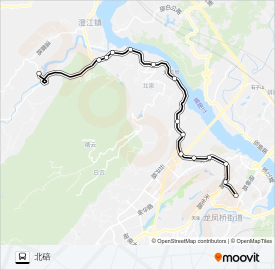 556路 Bus Line Map