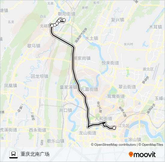 558路 Bus Line Map