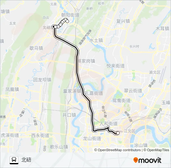 558路 Bus Line Map