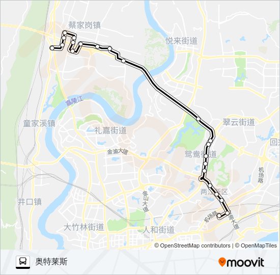 公交559路的线路图