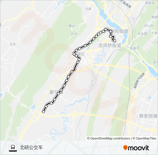 560路 Bus Line Map