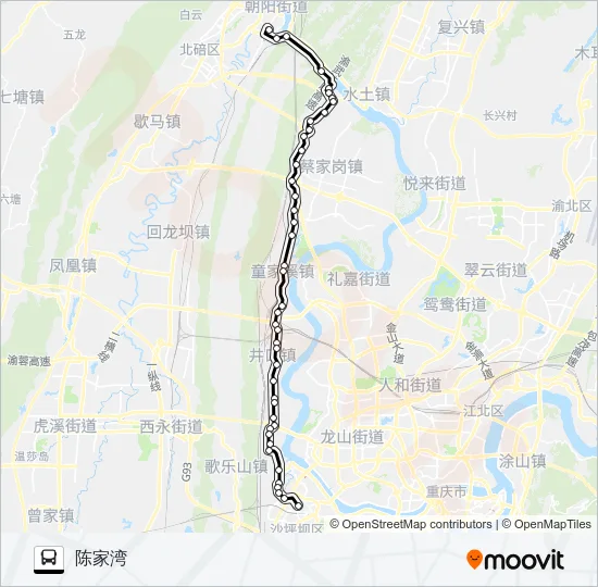 566路 Bus Line Map