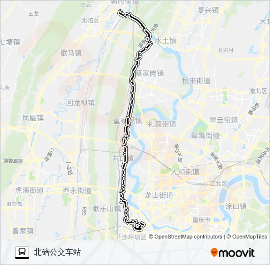 566路 Bus Line Map
