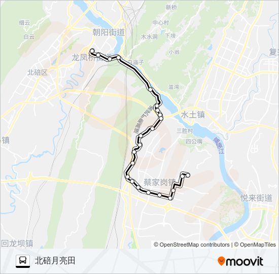 公交570路的线路图