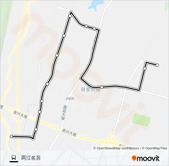 571路 Bus Line Map