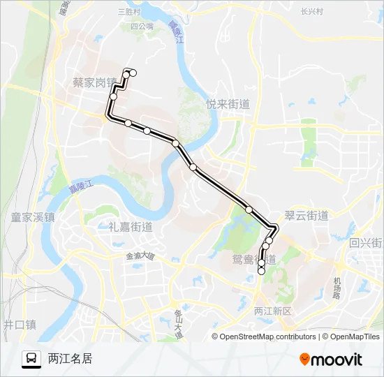 575路 Bus Line Map