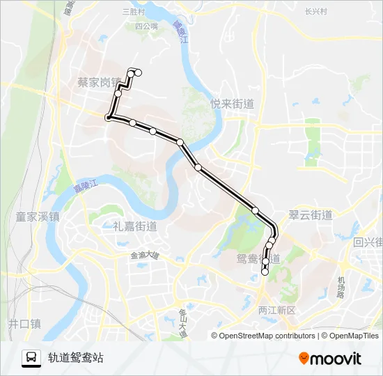 575路 Bus Line Map