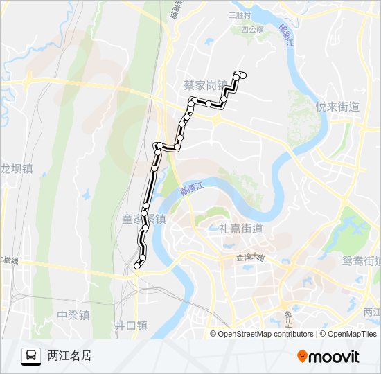 公交576路的线路图