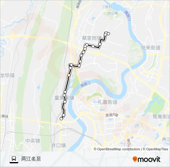 576路 Bus Line Map
