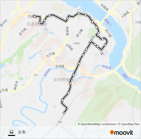 582路 Bus Line Map