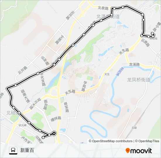 583路 Bus Line Map