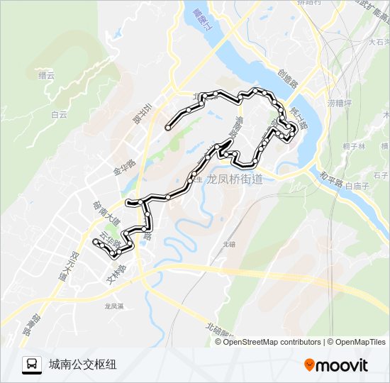 587路 bus Line Map