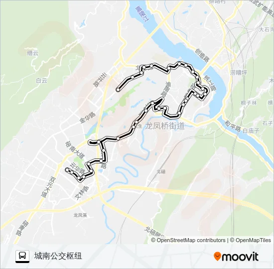 587路 Bus Line Map