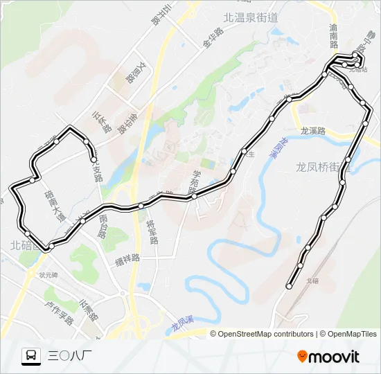 588路 Bus Line Map