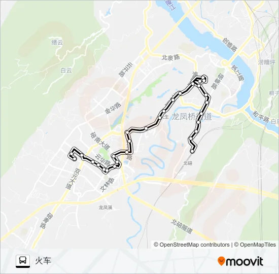 589路 Bus Line Map