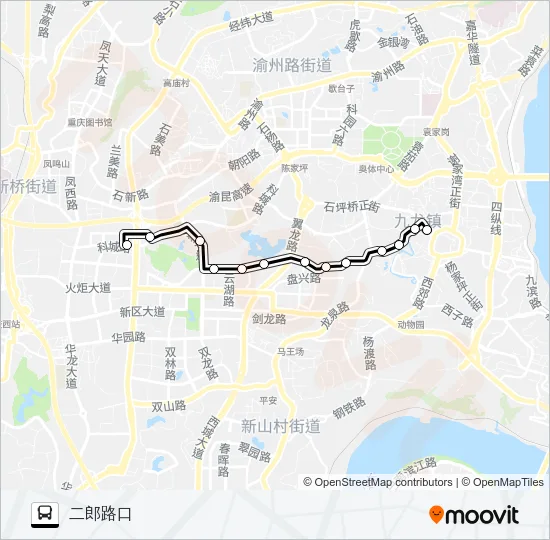 200路 Bus Line Map