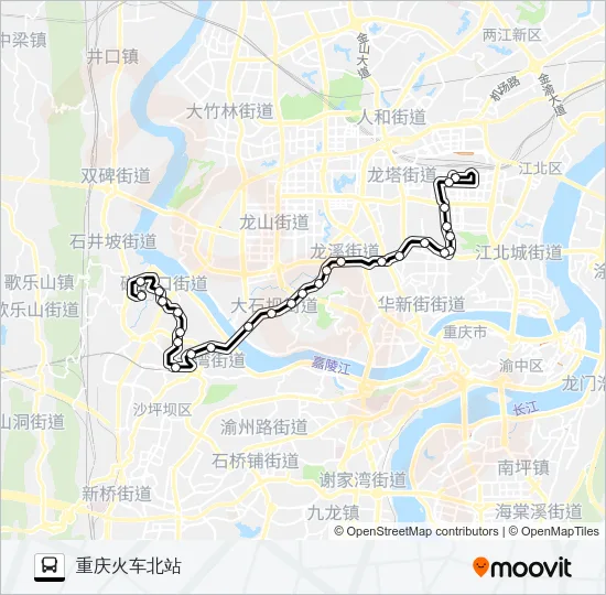 202路 Bus Line Map