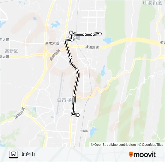 206路 Bus Line Map