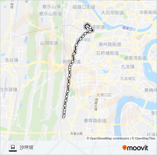 213路 bus Line Map