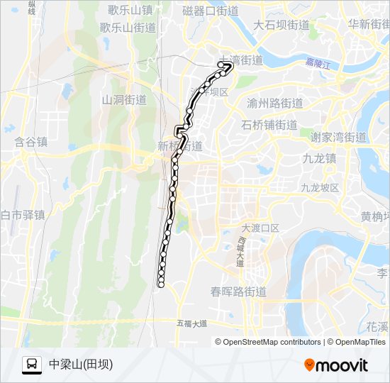 213路 bus Line Map