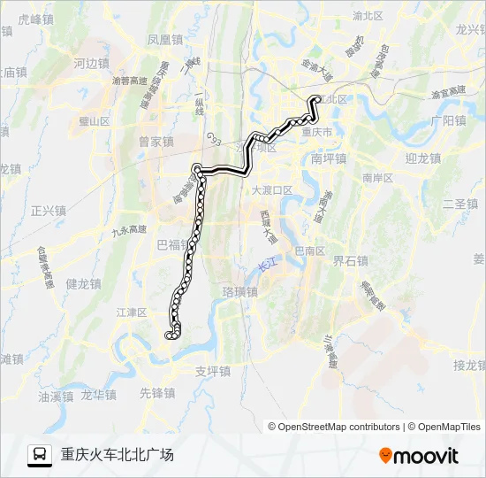 217路 Bus Line Map