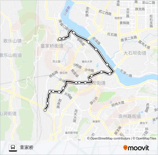 224路 Bus Line Map