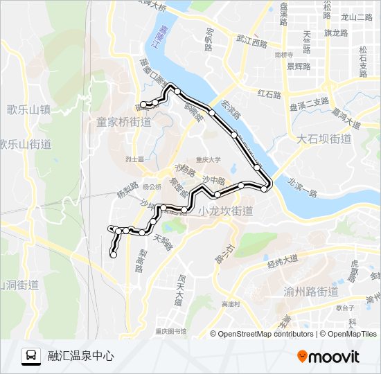 公交224路的线路图