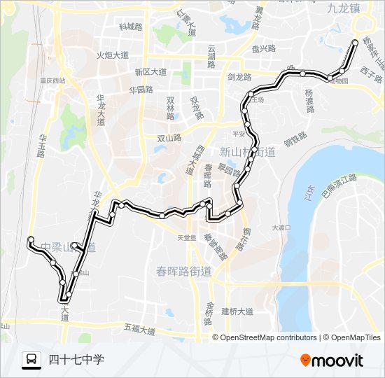 公交229路的线路图