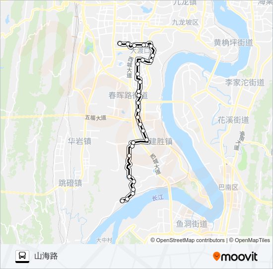 公交235路的线路图