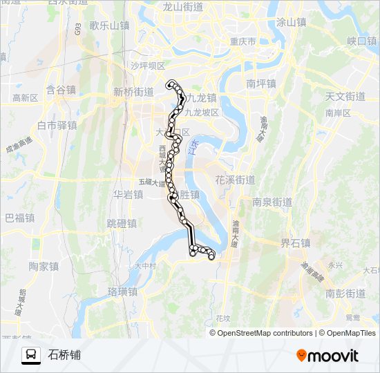 公交238路的线路图