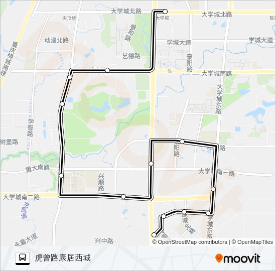 公交240路的线路图