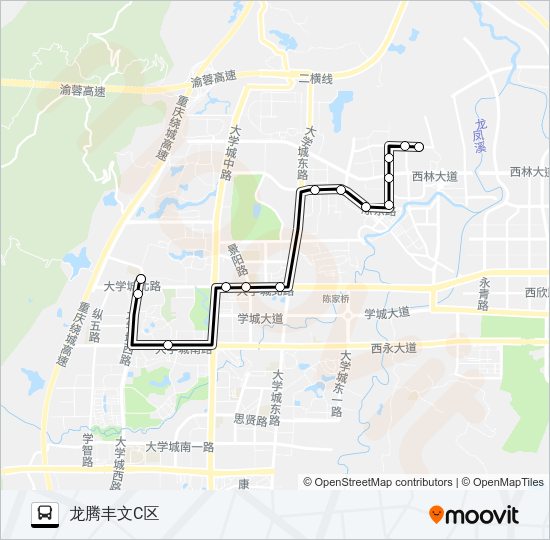 公交241路的线路图