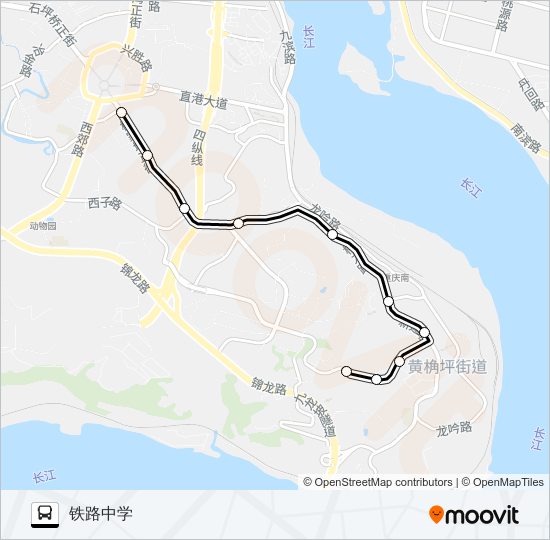 公交244路的线路图