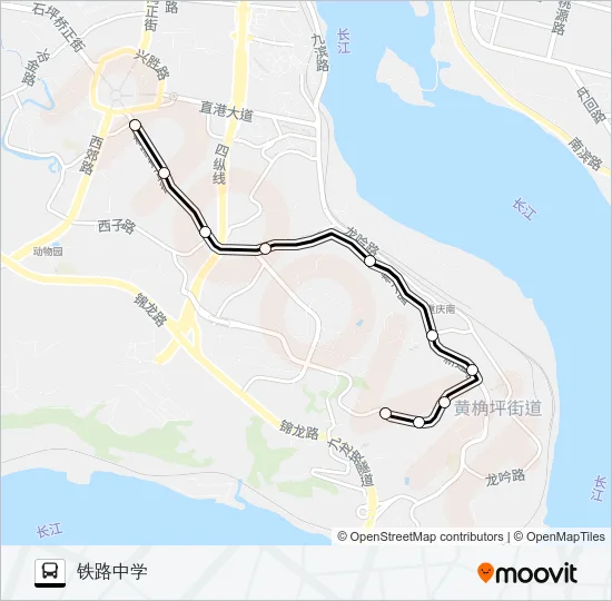 244路 Bus Line Map