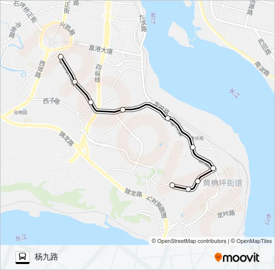 244路 Bus Line Map