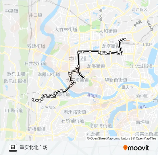 245路 Bus Line Map