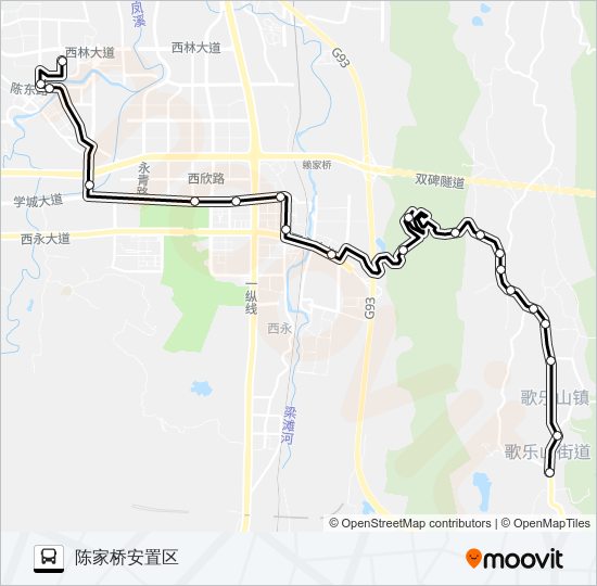 247路 bus Line Map