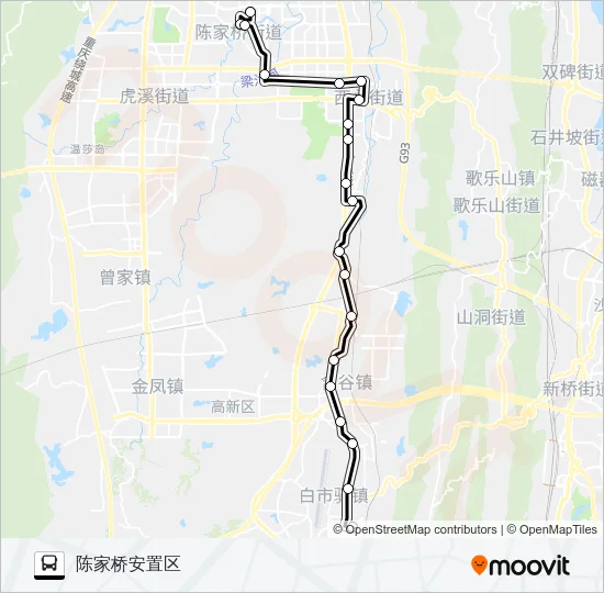 253路 Bus Line Map
