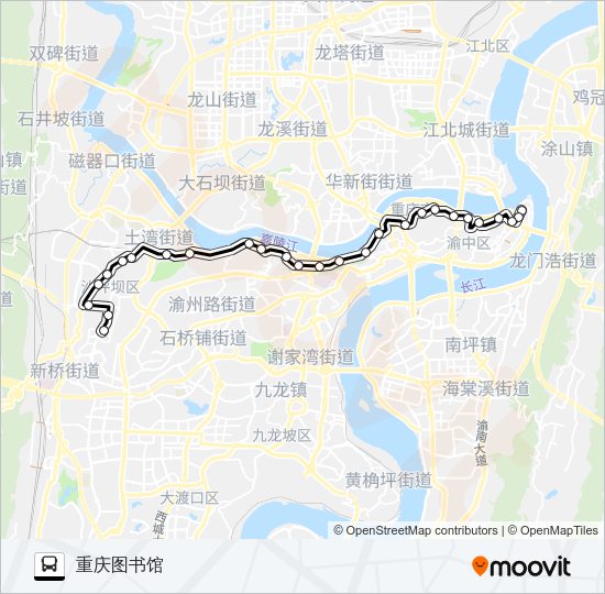 公交262路的线路图