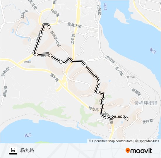 公交265路的线路图