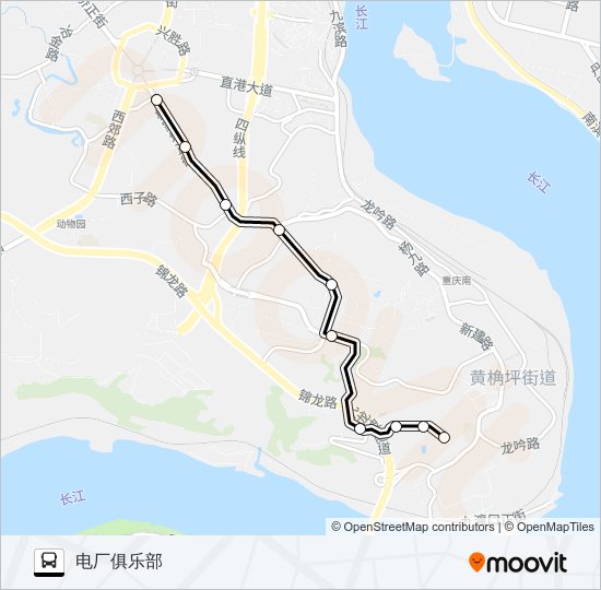 公交265路的线路图