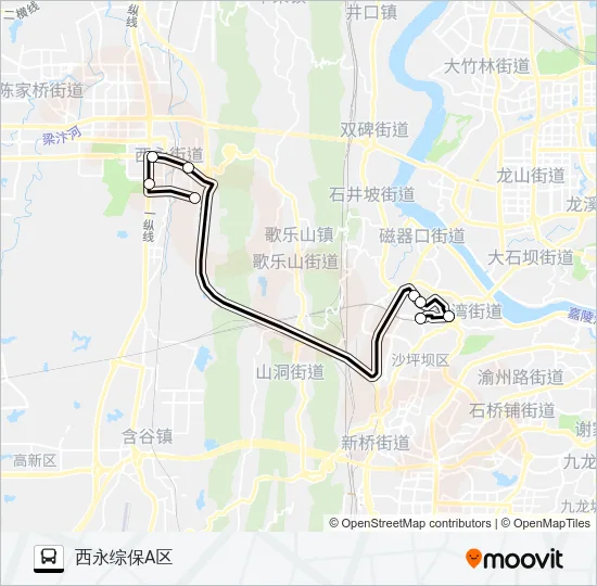 266路 Bus Line Map