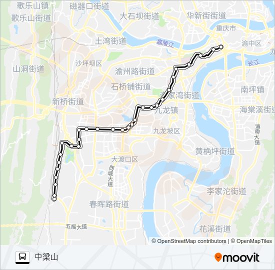 公交268路的线路图