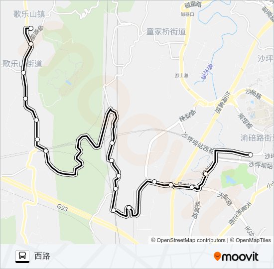 278路 bus Line Map