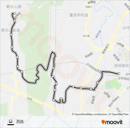 278路 Bus Line Map